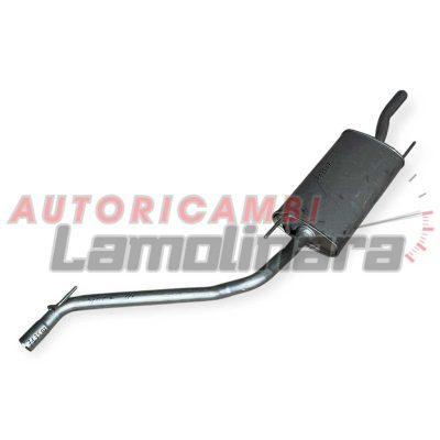 7600068 SARAGONI marmitta posteriore Volkswagen Golf III 713507 IMASAF