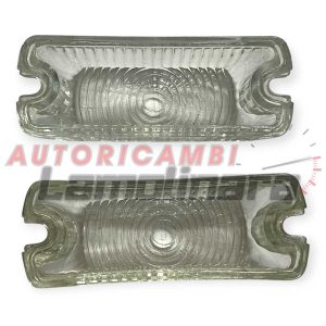 Altissimo 40.3.03.0 coppia vetri fanalini anteriori dx+sx per Simca 1000 vetro