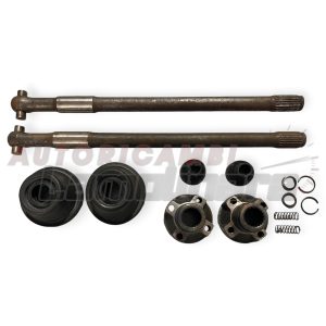 kit semiassi fiat 500D rinforzati 25mm maggiorati manicotto con cuffie semiasse