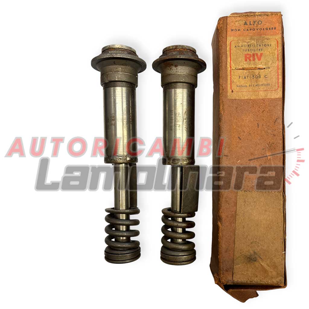 8114010099 RIV coppia ammortizzatori anteriori Fiat 508C 508 C Balilla NOS