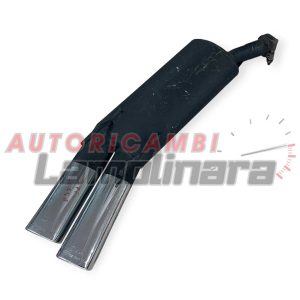Supersprint Opel Corsa B marmitta silenziatore posteriore doppia uscita cromata