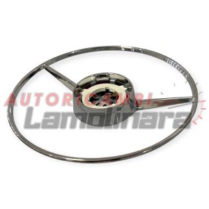 Servoclacson anello cromato per volante Mini Minor servo pulsante clacson