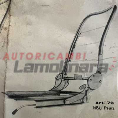 NSU PRINZ kit di trasformazione sedili reclinabili schienali ribaltabili Mengoli